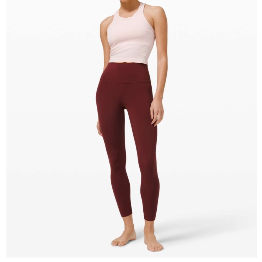Lululemon Align™ High-Rise Pant 25" -Red Merlot